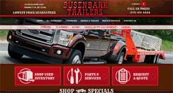 Desktop Screenshot of busenbarktrailers.com